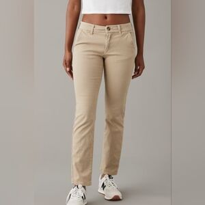 American Eagle Super Stretch khaki jeans